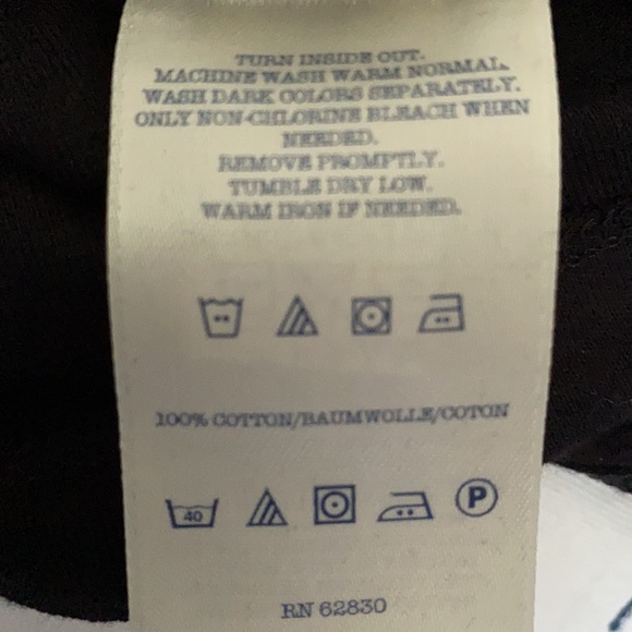 Land’s End Canvas Black Long Sleeve Tee L - Picture 4 of 9